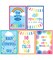 Schoolgirl Style Classroom Posters, Hello Sunshine Classroom Decorations, 5 Pieces